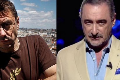 Monedero vuelve a vomitar contra COPE y Carlos Herrera y en Twitter le sacuden la del pulpo