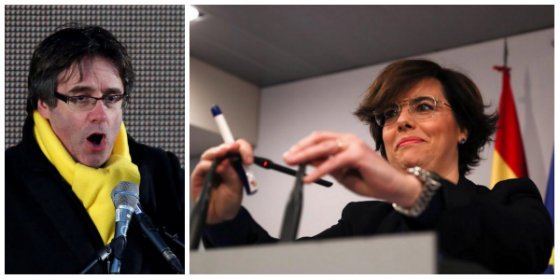 ABC le pasa factura a la 'visionaria' Soraya por bocazas y destapar los planes contra Puigdemont