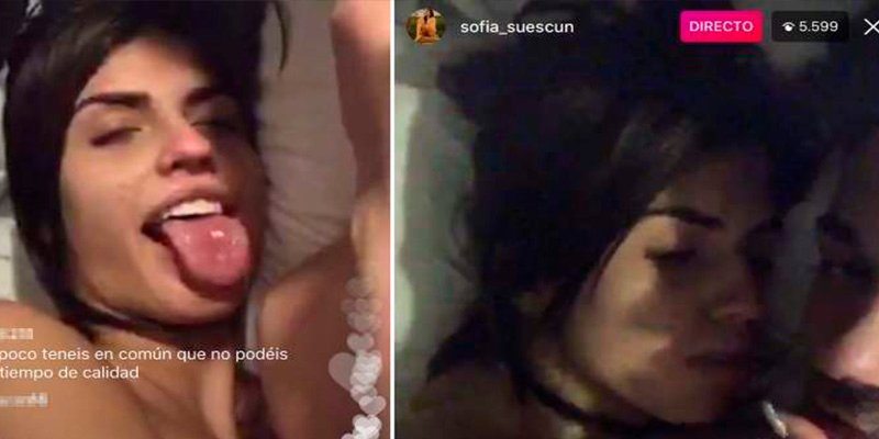 Sofía Suescun y Alejandro Albalá desnudos en directo desde la cama