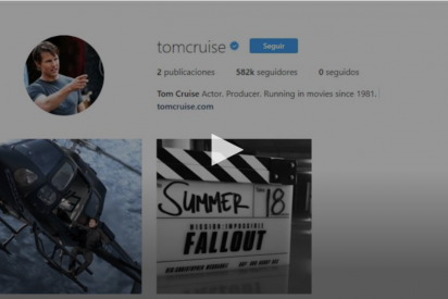 Tom Cruise estrena Instagram con una misi&oacute;n... m&aacute;s que posible