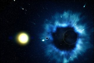 Universo: un objeto misterioso se fusiona con agujero negro