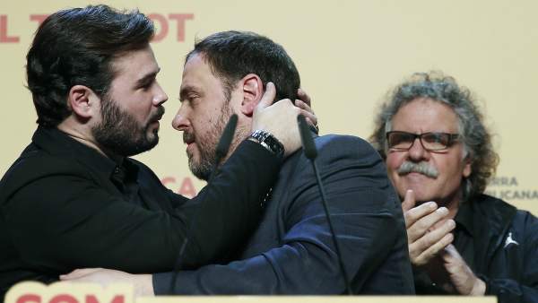 El tremendo susto que se ha llevado Rufián al visitar a Junqueras en la cárcel