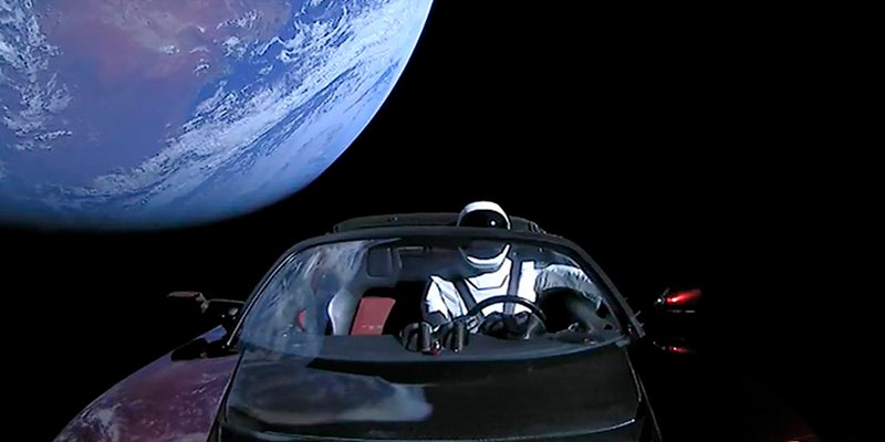 Coche espacial Tesla