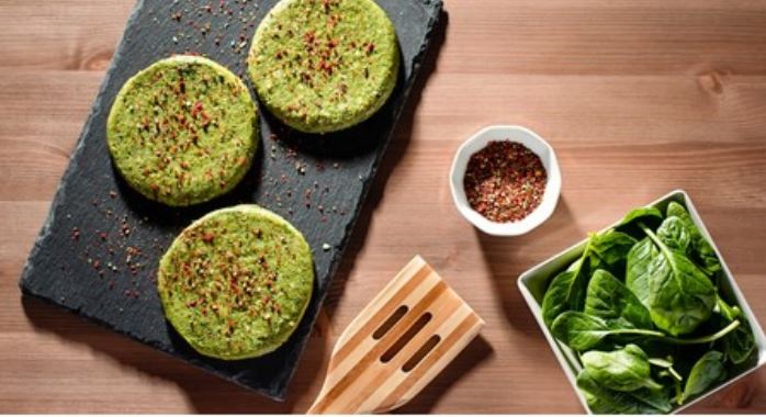 Hamburguesas de espinacas