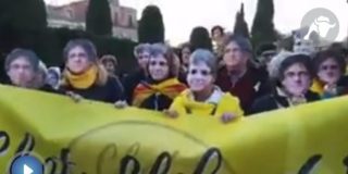 El v&iacute;deo de los dantescos separatas llamando a Puigdemont con el que llorar&aacute;s de risa