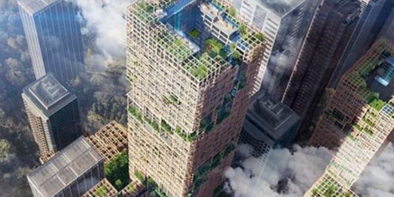 As&iacute; ser&aacute; el super rascacielos de madera que quiere construir Jap&oacute;n