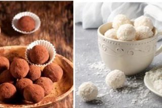 Receta de trufas de chocolate, (negro, blanco y cappuccino) ?