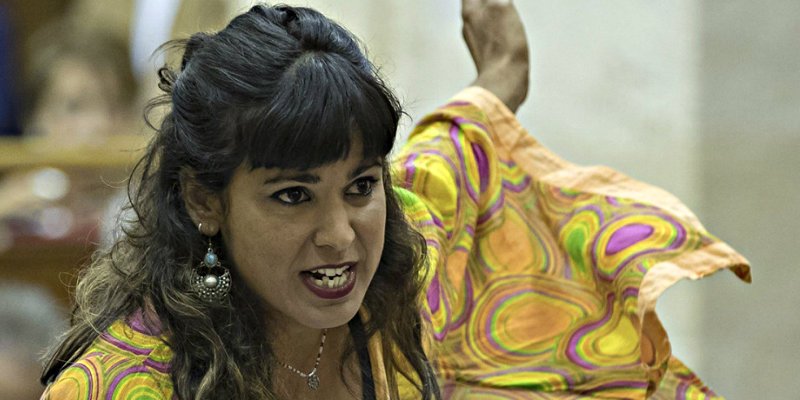 Teresa Rodríguez: "Tú te puede peiná antes de salir de casa, pero luego sales como si vinieras de limpiar el cuarto baño"