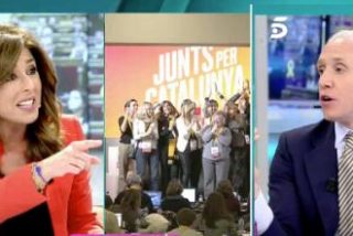 Inda se rebota de lo lindo cuando una tertuliana defiende a los "cuatro zumbados de la CUP"