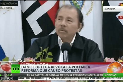 Daniel Ortega da por cancelada la reforma que desencaden&oacute; las violentas protestas en Nicaragua
