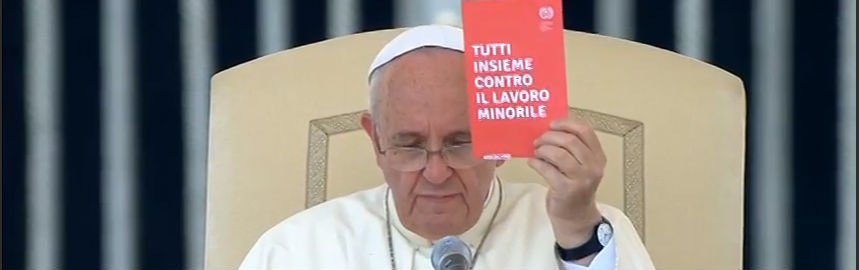 "&iexcl;Liberemos a los ni&ntilde;os de todas las formas de esclavitud!"