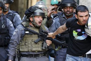 As&iacute; dispersa la polic&iacute;a israel&iacute; a manifestantes en Cisjordania