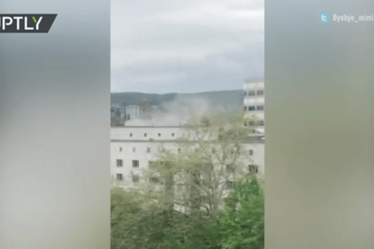 Brutal incendio en la sede del banco UBS en Z&uacute;rich