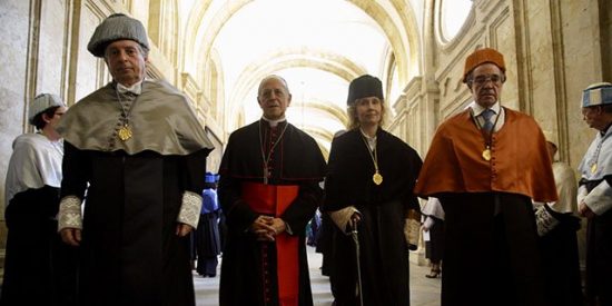 César Alierta y Juan José Almagro investidos honoris causa por la UPSA