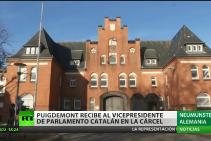 As&iacute; fue la reuni&oacute;n en la c&aacute;rcel del pr&oacute;fugo capturado Puigdemont con el vicepresidente del Parlamento catal&aacute;n