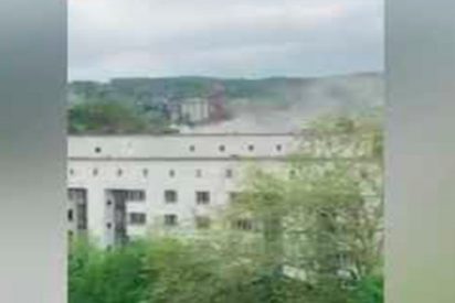 Brutal incendio en la sede del banco UBS en Z&uacute;rich