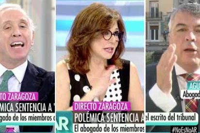 El abogado de 'La Manada' se pone chulo supino con Ana Rosa e Inda e intenta coartar sus cr&iacute;ticas a la sentencia