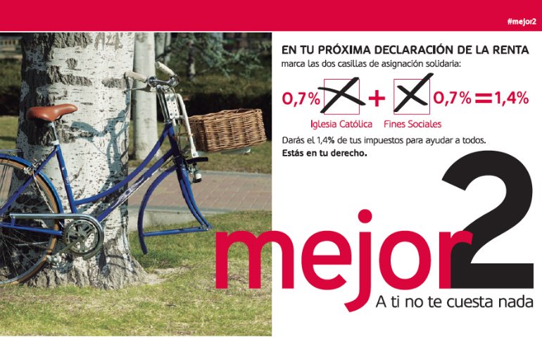C&aacute;ritas llama a marcar las dos casillas solidarias de la Declaraci&oacute;n de la Renta