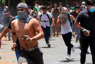 As&iacute; han sido las feroces y violentas protestas en la capital de Nicaragua