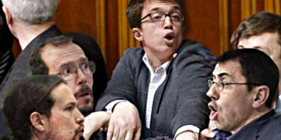 La manada de Podemos a&uacute;lla de rabia con la sentencia y acaba con el rabo entre las piernas