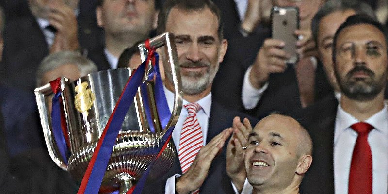 'Inie5tazo': El Bar&ccedil;a gana su trig&eacute;sima Copa del Rey tras golear al Sevilla