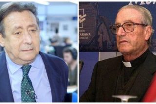 Alfonso Uss&iacute;a y el obispo Seti&eacute;n. 