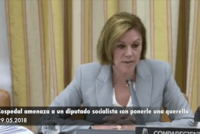 Tensi&oacute;n en el Congreso: Cospedal se enzarza con un socialista que le acus&oacute; de falso testimonio