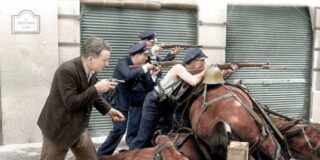 Barricadas milicianas en 1936.