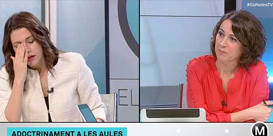 Arrimadas, desesperada ante el sesgo chusco de la TV3, le mete un corte épico a su entrevistadora