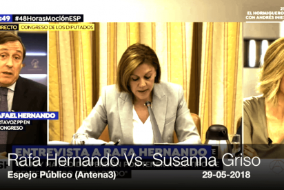Rafa Hernando saca la bater&iacute;a pesada y se atrinchera en G&eacute;nova para defender al PP
