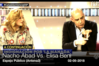 Nacho Abad estalla contra la insufrible Elisa Beni en directo en Antena3