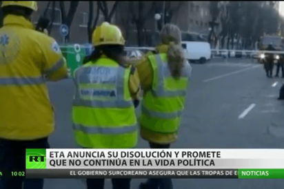 ETA anuncia su disoluci&oacute;n y promete que no contin&uacute;a en la vida pol&iacute;tica