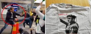 Lleva una camiseta de Franco a una manifestaci&oacute;n el 1 de mayo en Suecia y recibe una terrible paliza