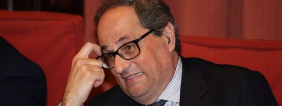 El golpe del reportero de guerra en los 'collons' de Torra para que se le quite la "gilipollez"