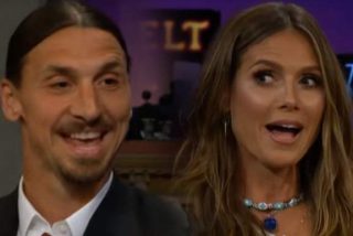 Tensi&oacute;n sexual entre Ibrahimovic y Heidi Klum, con zasca a Cristiano Ronaldo incluido