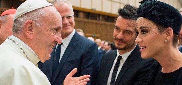 Se confirma la reconciliación entre Katy Perry y Orlando Bloom visitando juntos al Papa