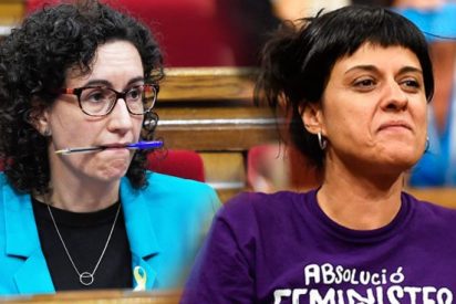 Marta Rovira se pone a dieta de butifarra y Anna Gabriel prepara con desgana las maletas