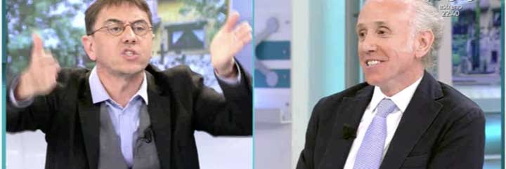 Juan Carlos Monedero y Eduardo Inda.