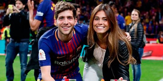 La alegre despedida de soltera de la novia de Sergi Roberto, jugador del Barcelona
