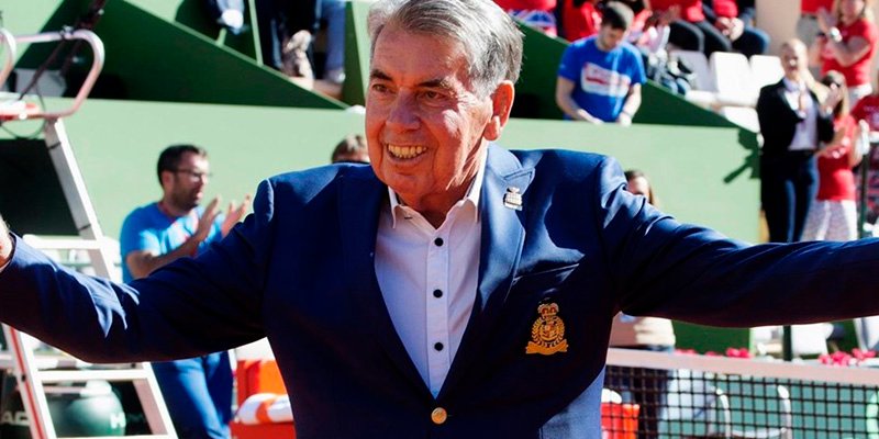 As&iacute; fue la super fiesta sorpresa por el 80 cumplea&ntilde;os de Manolo Santana en el Mutua Madrid Open