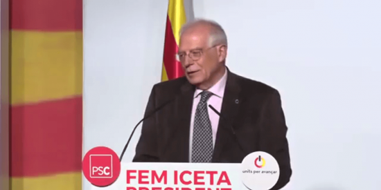 El v&iacute;deo de Borrell sobre desinfectar Catalu&ntilde;a que escuece a los separatas tras el golpe de S&aacute;nchez