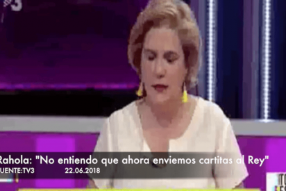 Rahola se pilla un cabreo de mil demonios con la "cartita" que Mas, Puchi y Torra enviaron a Felipe VI