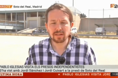 El alcahuete Iglesias pide en la embriagada TV3 barra libre para Espa&ntilde;a: "No es sensato que haya presos pol&iacute;ticos"