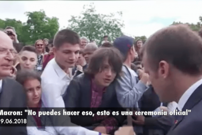 Macron reprende al estudiante que le llam&oacute; "Manu": "Me llamas se&ntilde;or o presidente de la Rep&uacute;blica"