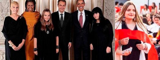 El impresionante cambio a lo pijo de Alba, la g&oacute;tica hija peque&ntilde;a de Zapatero
