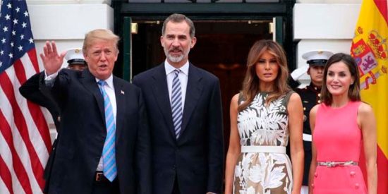 Donald Trump le dice al Rey Felipe VI que le "gustar&iacute;a" ir a Espa&ntilde;a