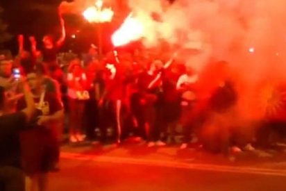 La Policía lanza gases lacrimógenos y granadas aturdidoras en una protesta en Macedonia