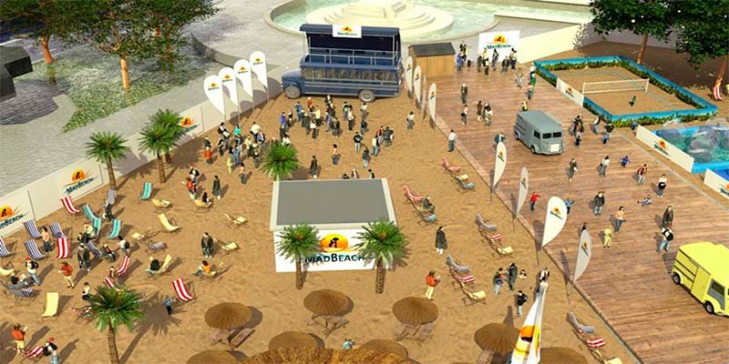 Carmena y los podemitas del Ayuntamiento encargan a dedo la playa de Madrid a una empresa trufada de embargos municipales