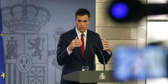 Pedro S&aacute;nchez y Ricardo Bl&aacute;zquez, presidente de la Conferencia Episcopal, se reunieron el pasado martes en Moncloa