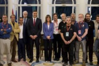 Esta foto de Pedro S&aacute;nchez tras su entrevista en TVE genera indignaci&oacute;n en las redes